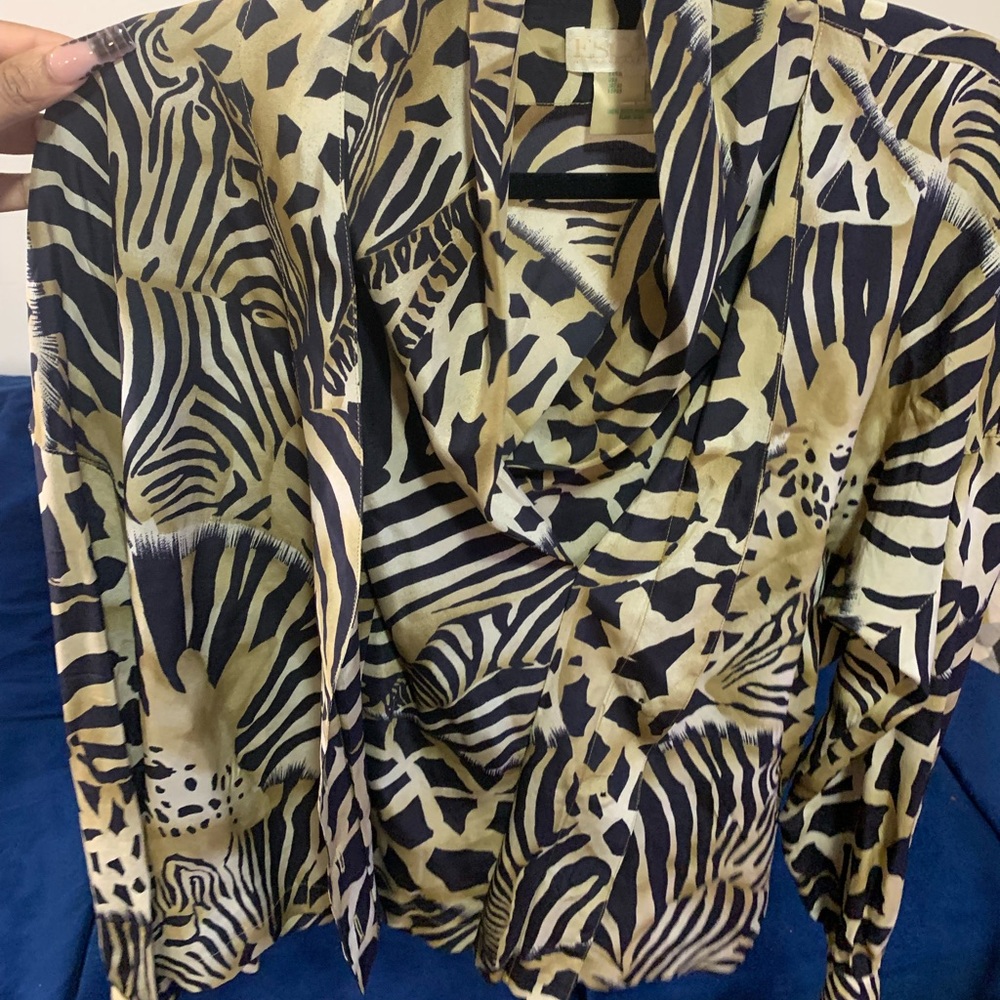 Vintage Escada Silk Blouse - Size 8 - Picture 6 of 9